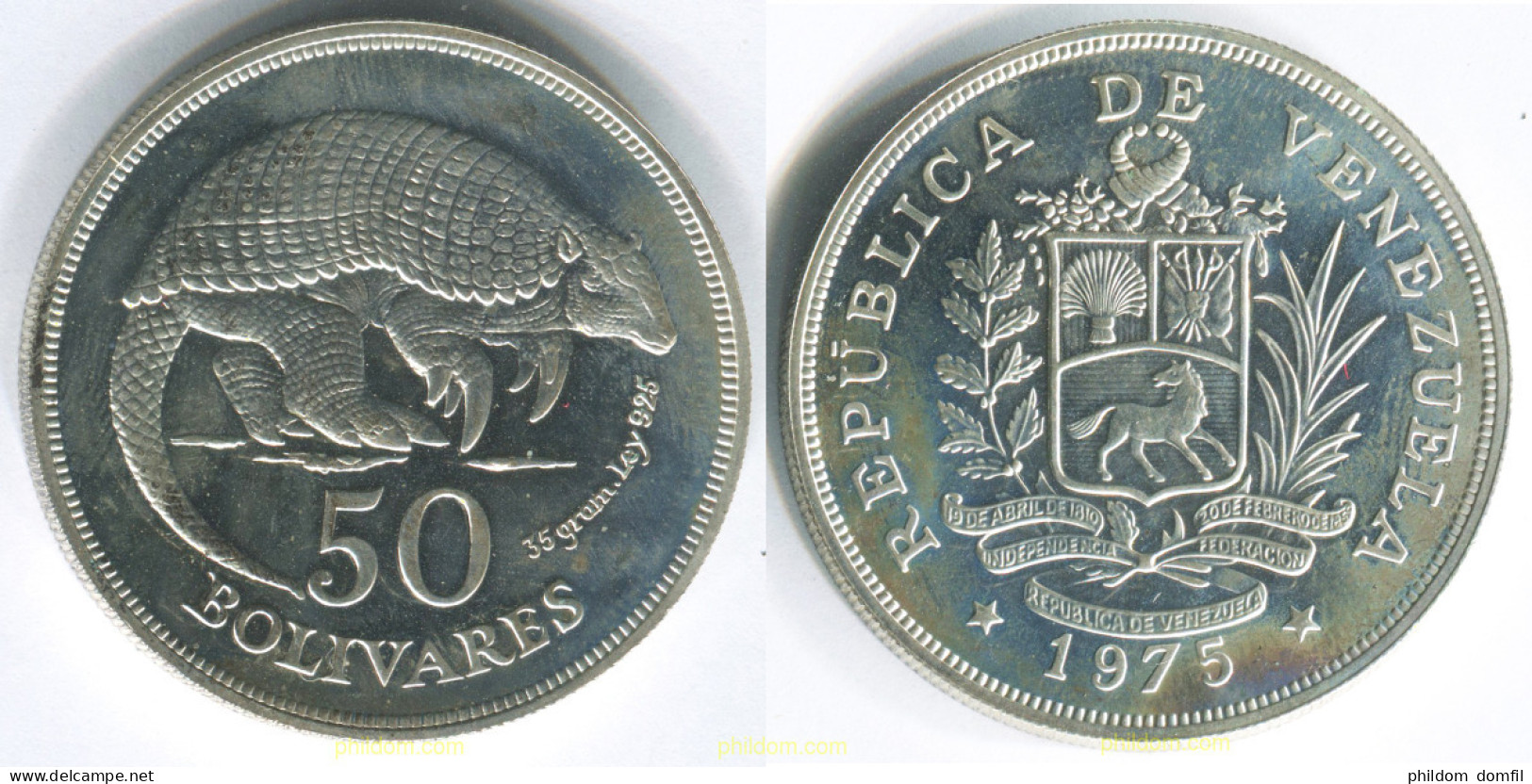 2986 VENEZUELA 1975 VENEZUELA 50 BOLIVARES 1975 - Venezuela