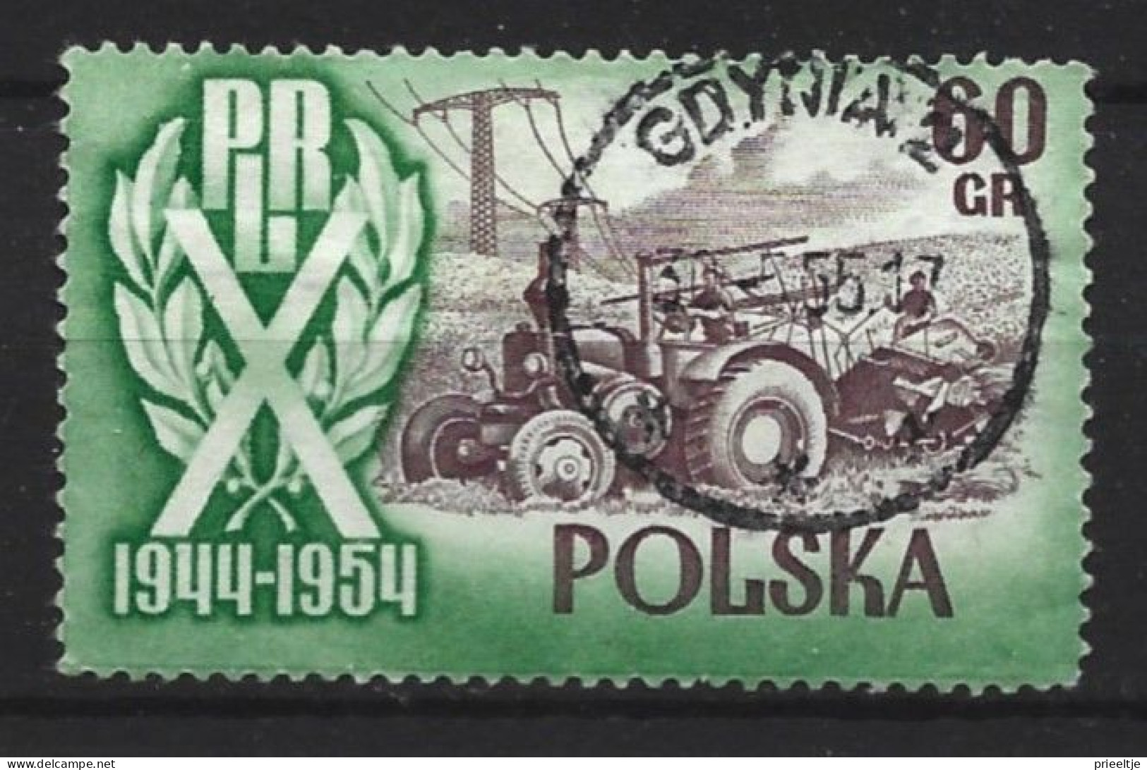 Poland 1954 Rep. 10th Anniv. Y.T. 772 (0) - Gebraucht