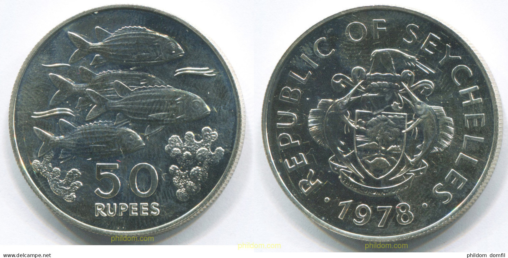 3004 SEYCHELLES 1978 SEYCHELLES 50 RUPEES 1978 - Seychellen