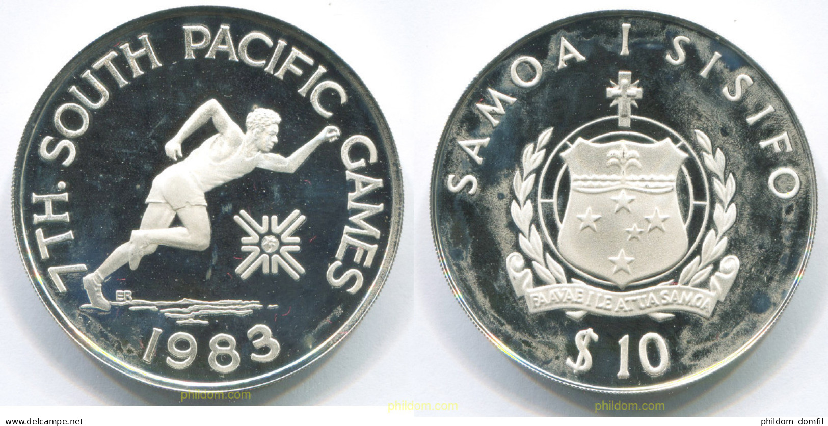 3014 SAMOA 1983 SAMOA 10 DOLLARS 1983 - Amerikanisch-Samoa