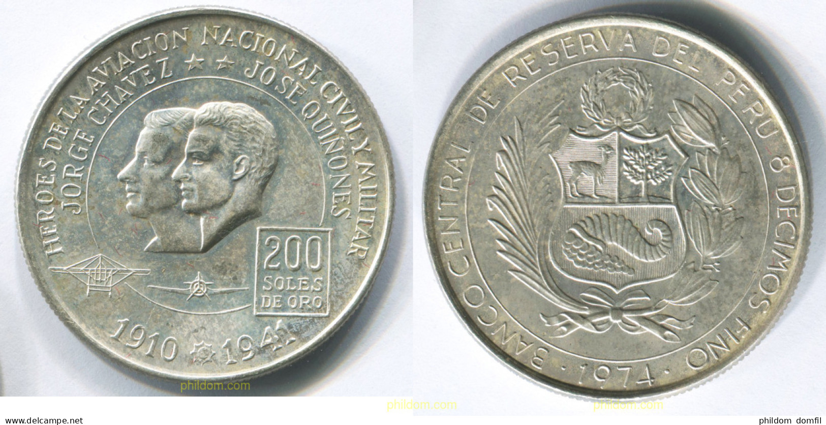3031 PERU 1974 PERU 200 SOLES 1974 - Peru