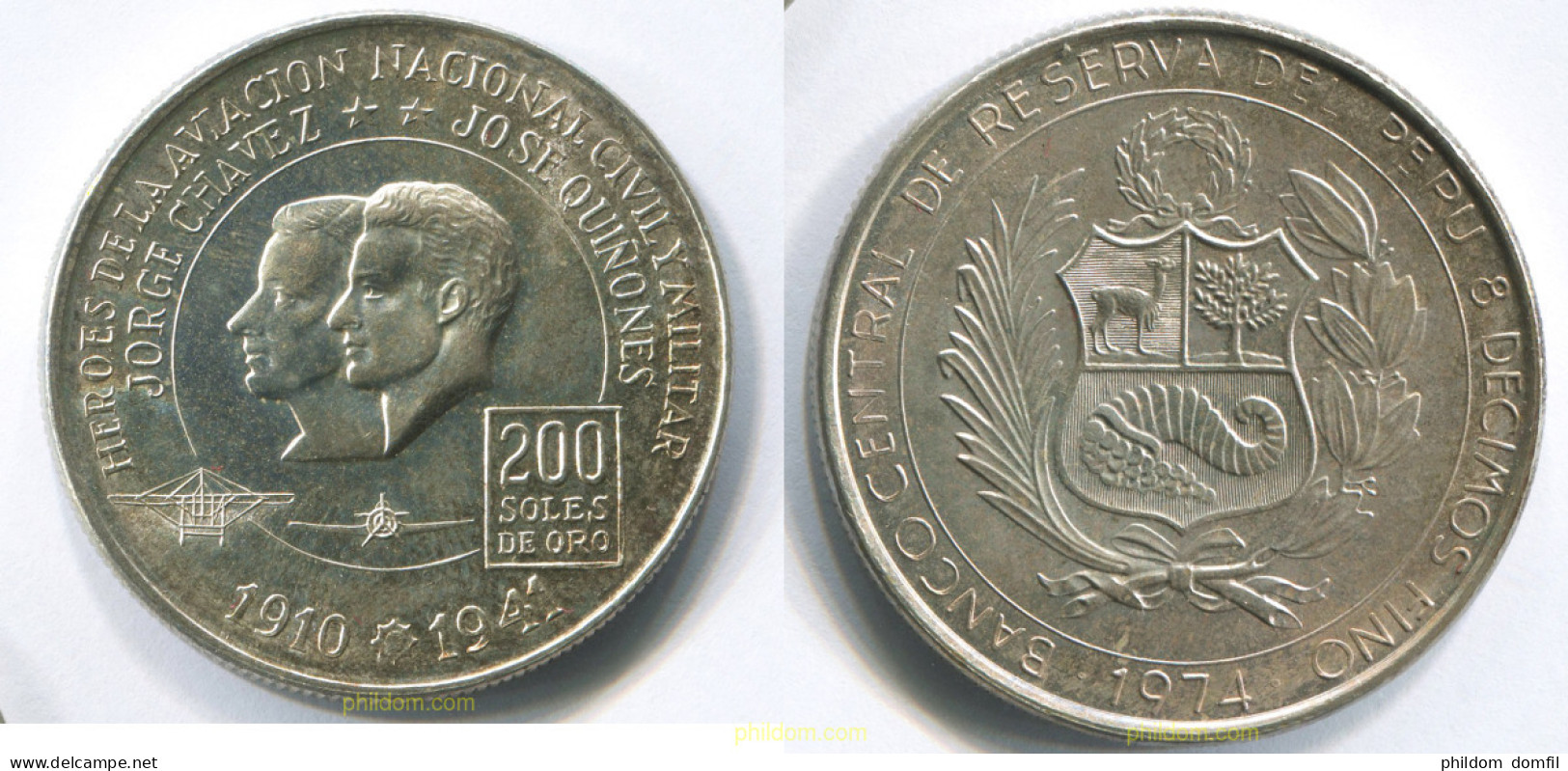 3040 PERU 1974 PERU 200 SOLES 1974 - Perú