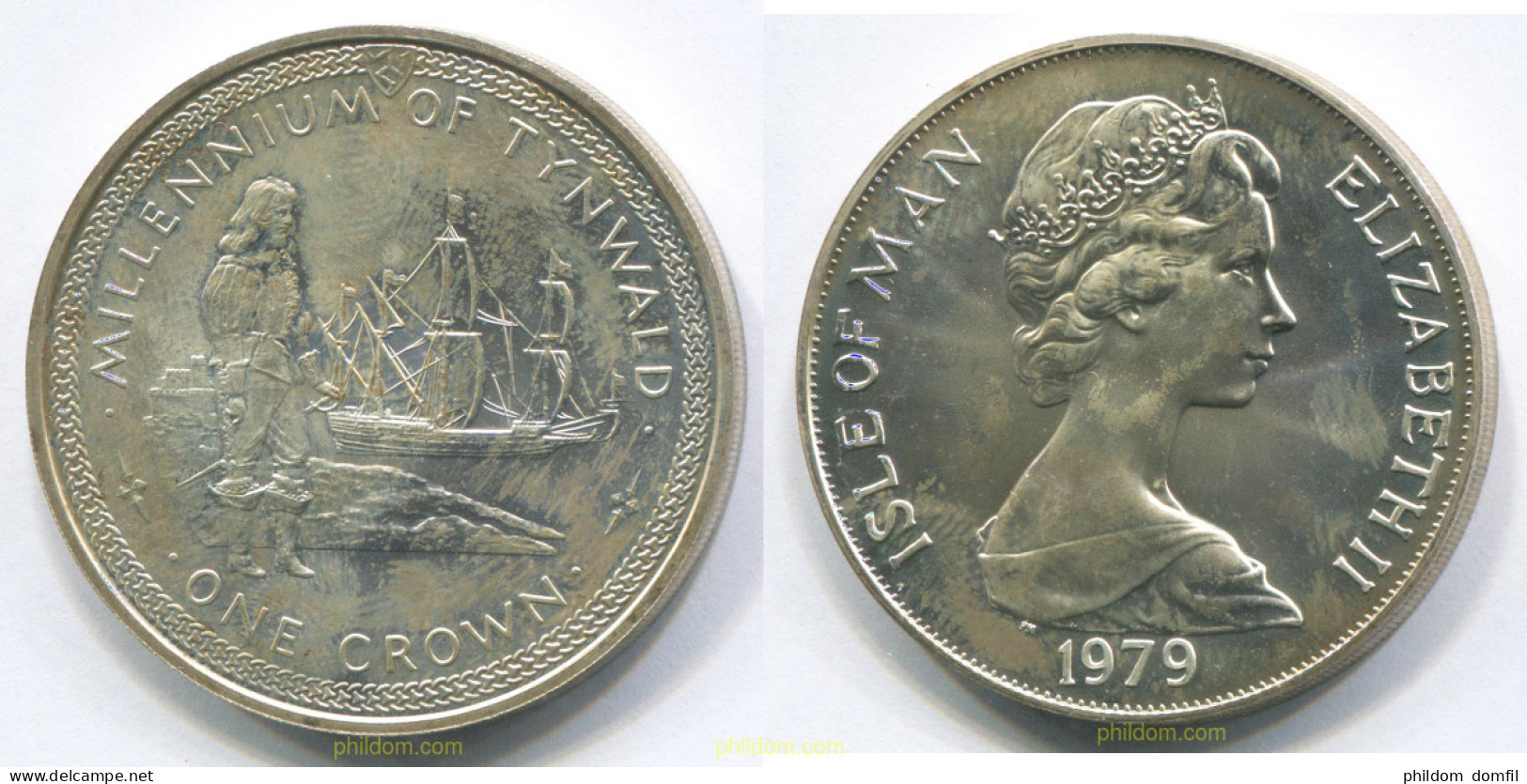 3042 MAN 1979 MAN 1 CROWN 1979 - Isle Of Man