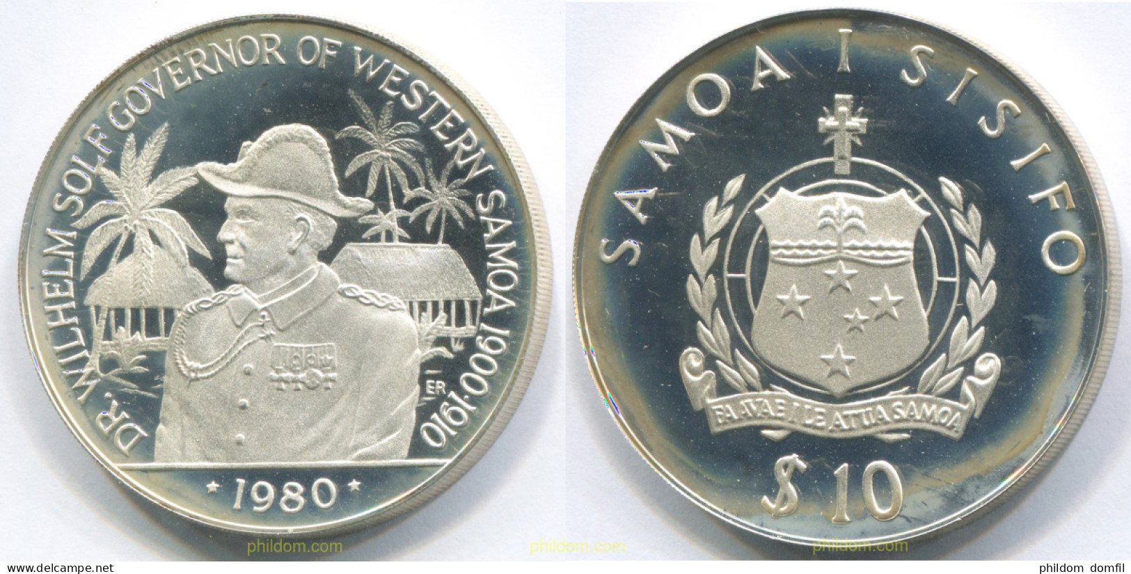 3066 SAMOA 1980 SAMOA 10 TALA 1980 - Samoa Américaine