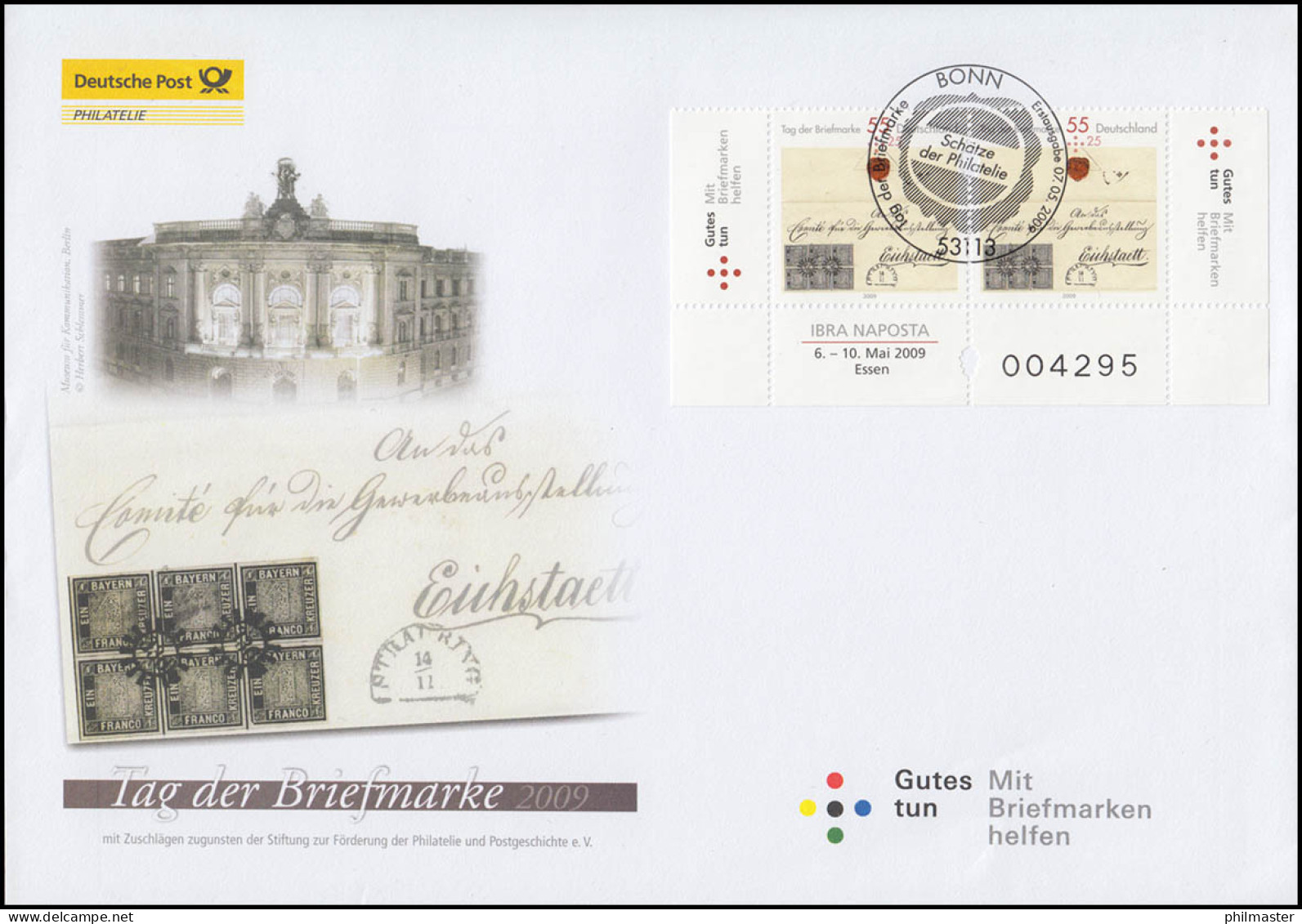 2735 Sr+Sl Tag Der Briefmarke UR-Paar Auf Schmuck-FDC Eichstätt-Brief ESSt Bonn - Journée Du Timbre