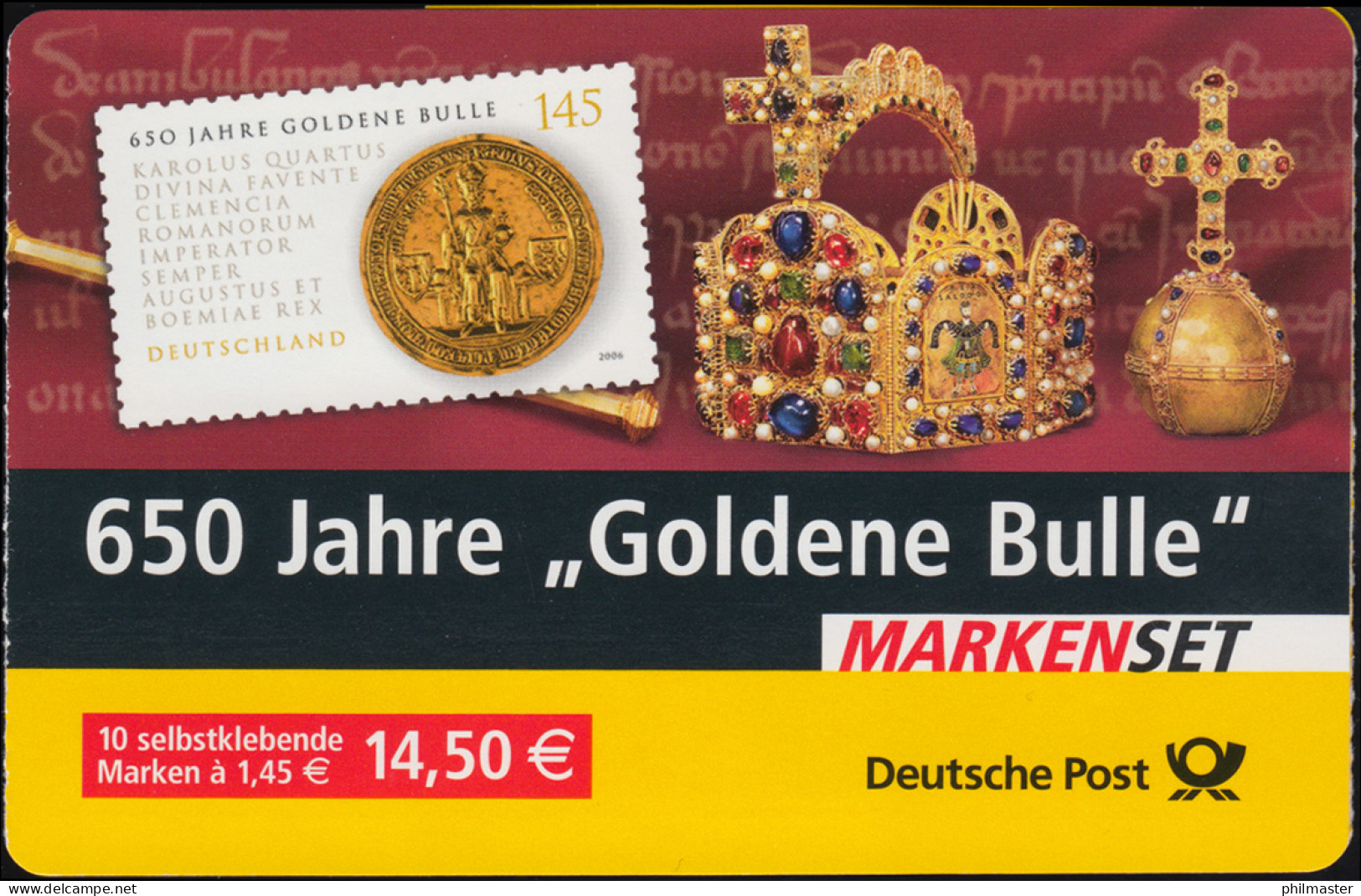 62IbA Lb MH Goldene Bulle Mit Kleinem Aufkleber, Postfrisch ** - 2001-2010