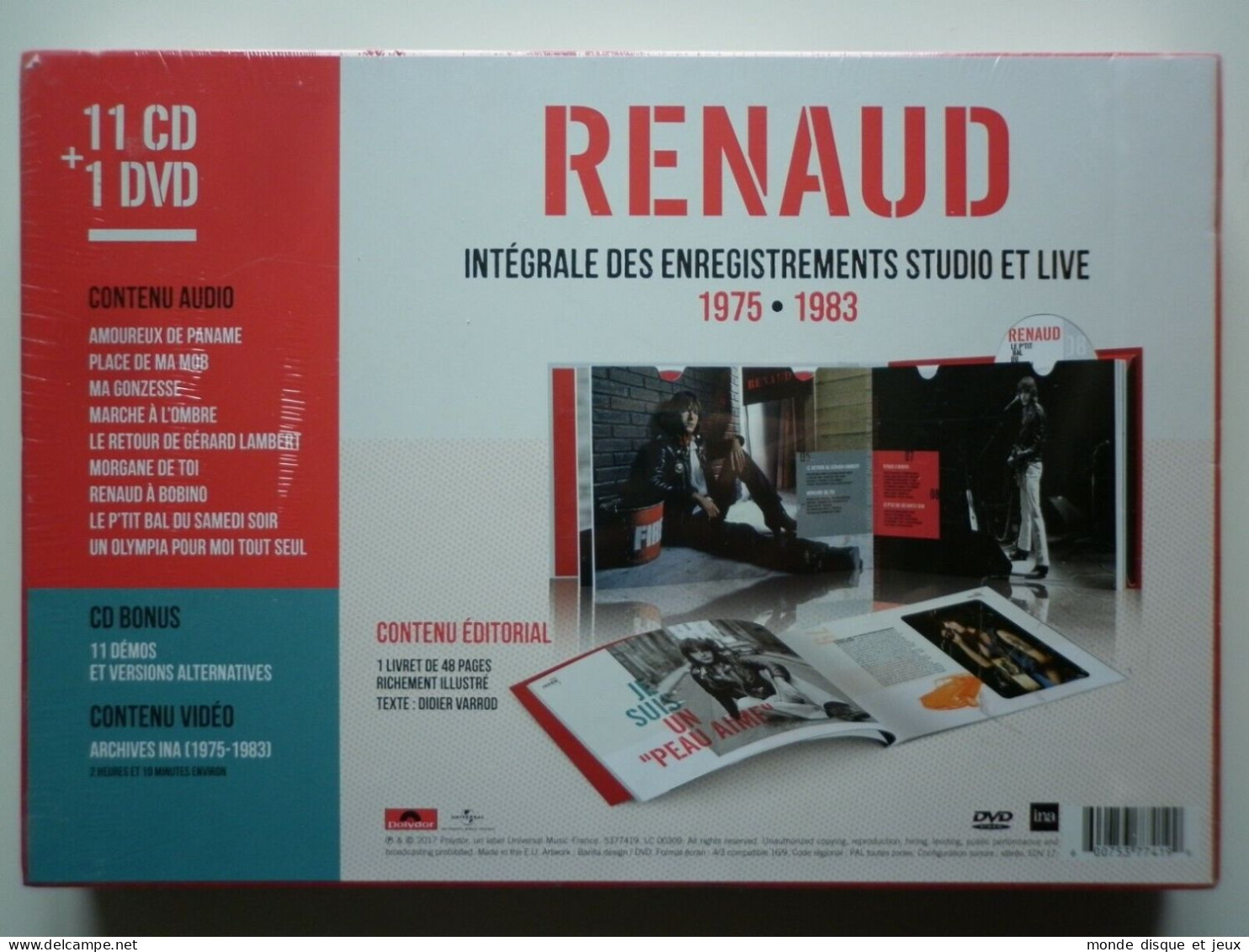 Renaud Coffret 11 Cd Intégrale Renaud 1975-1983 - Altri - Francese