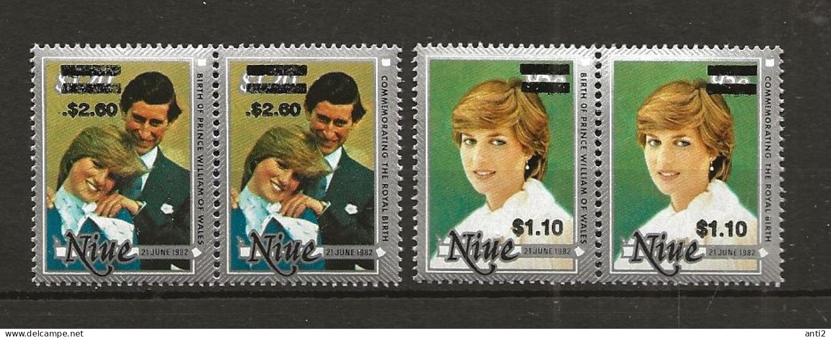 Niue 1982 International Year Of The Disabled M 443-444 In Pairs MNH(**) - Niue