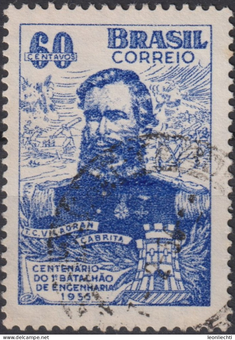 1955 Brasilien ° Mi:BR 887, Sn:BR 831, Yt:BR 614, João Carlos Villagran Cabrita (1820-1866) - Oblitérés