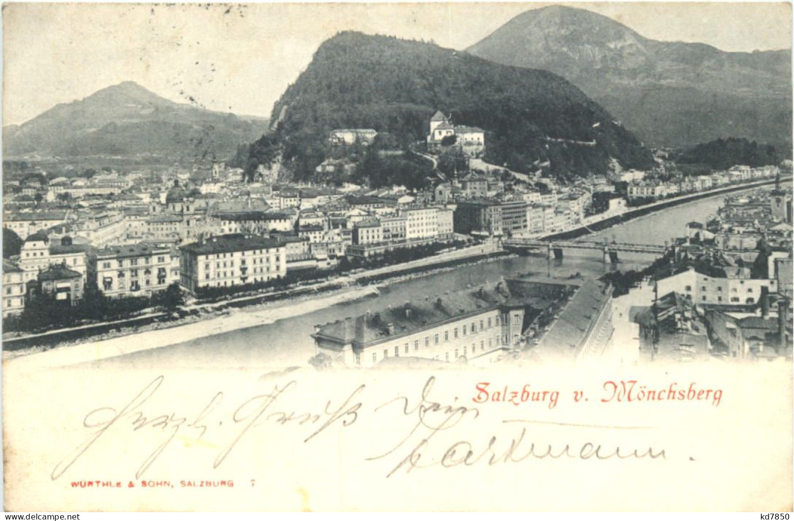 Salzburg Vom Mönchsberg - Salzburg Stadt