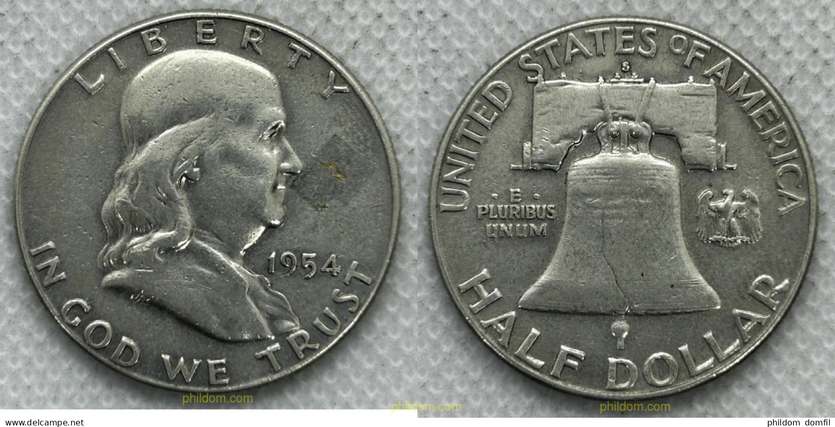 3542 ESTADOS UNIDOS 1963 HALF DOLLAR 1963 E FRANKLIN - Sonstige & Ohne Zuordnung