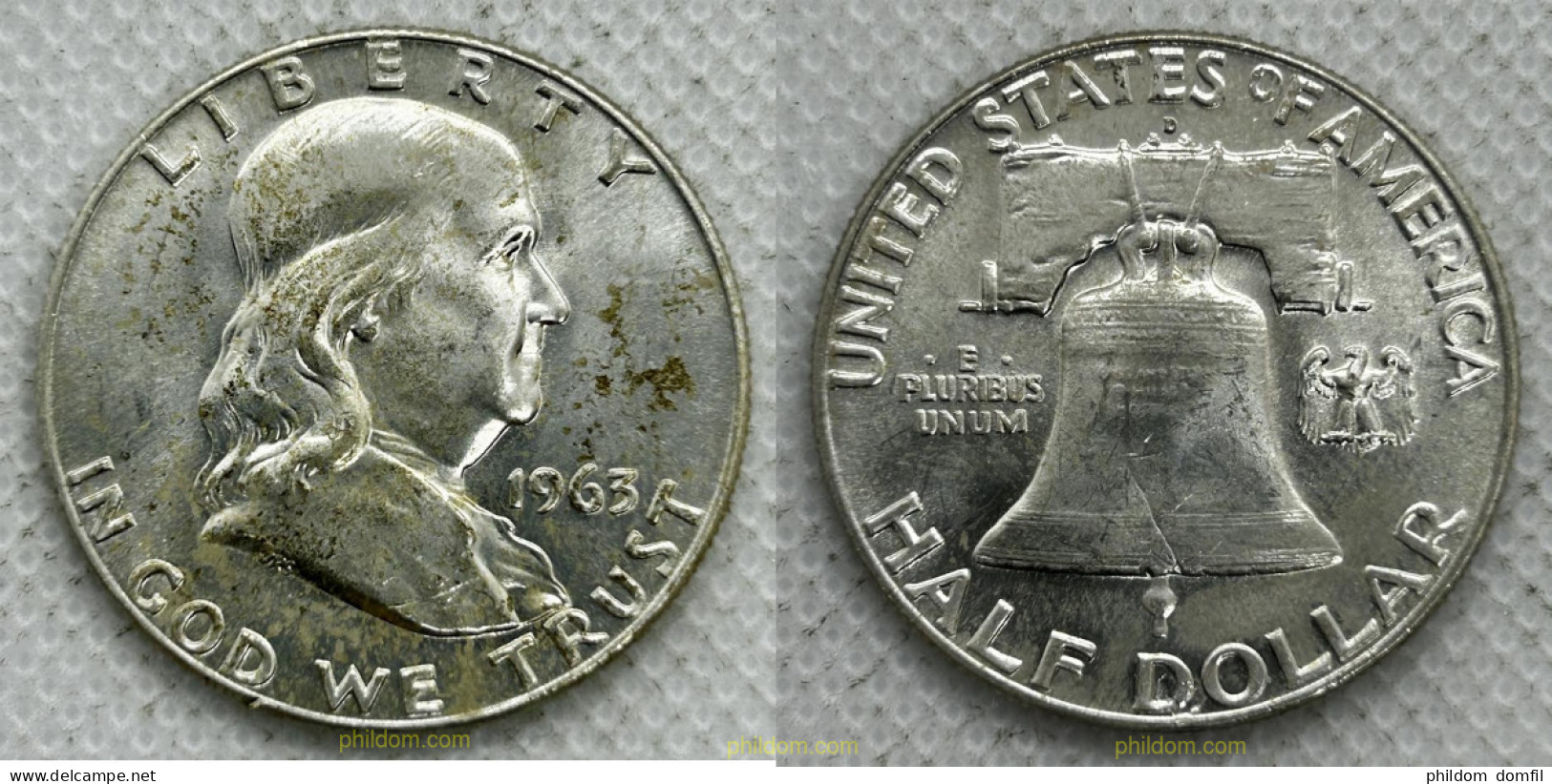 3543 ESTADOS UNIDOS 1963 HALF DOLLAR 1963 E FRANKLIN - Altri & Non Classificati