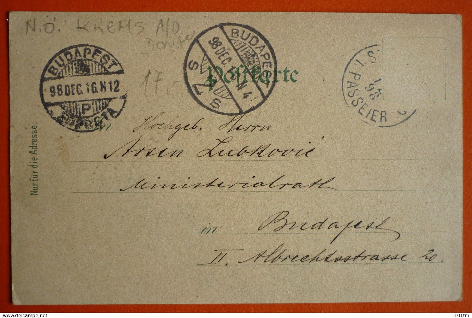 AUSTRIA - GRUSS AUS ST. LAONHARD IM PASSEIER TIROL, OLD LITHO 1898 - Krems An Der Donau