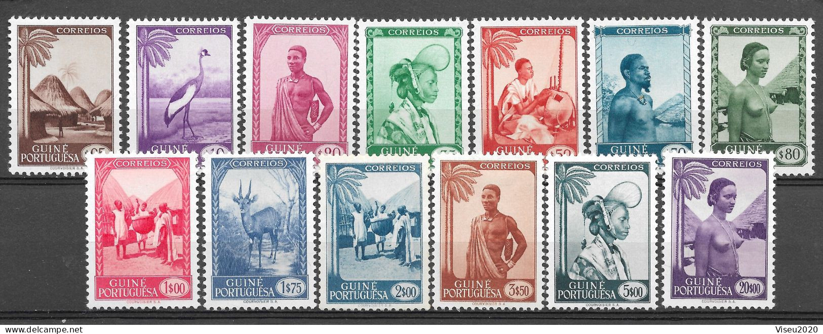 Portugal Guine 1948 - Motivos Da Guiné - Portugees Guinea