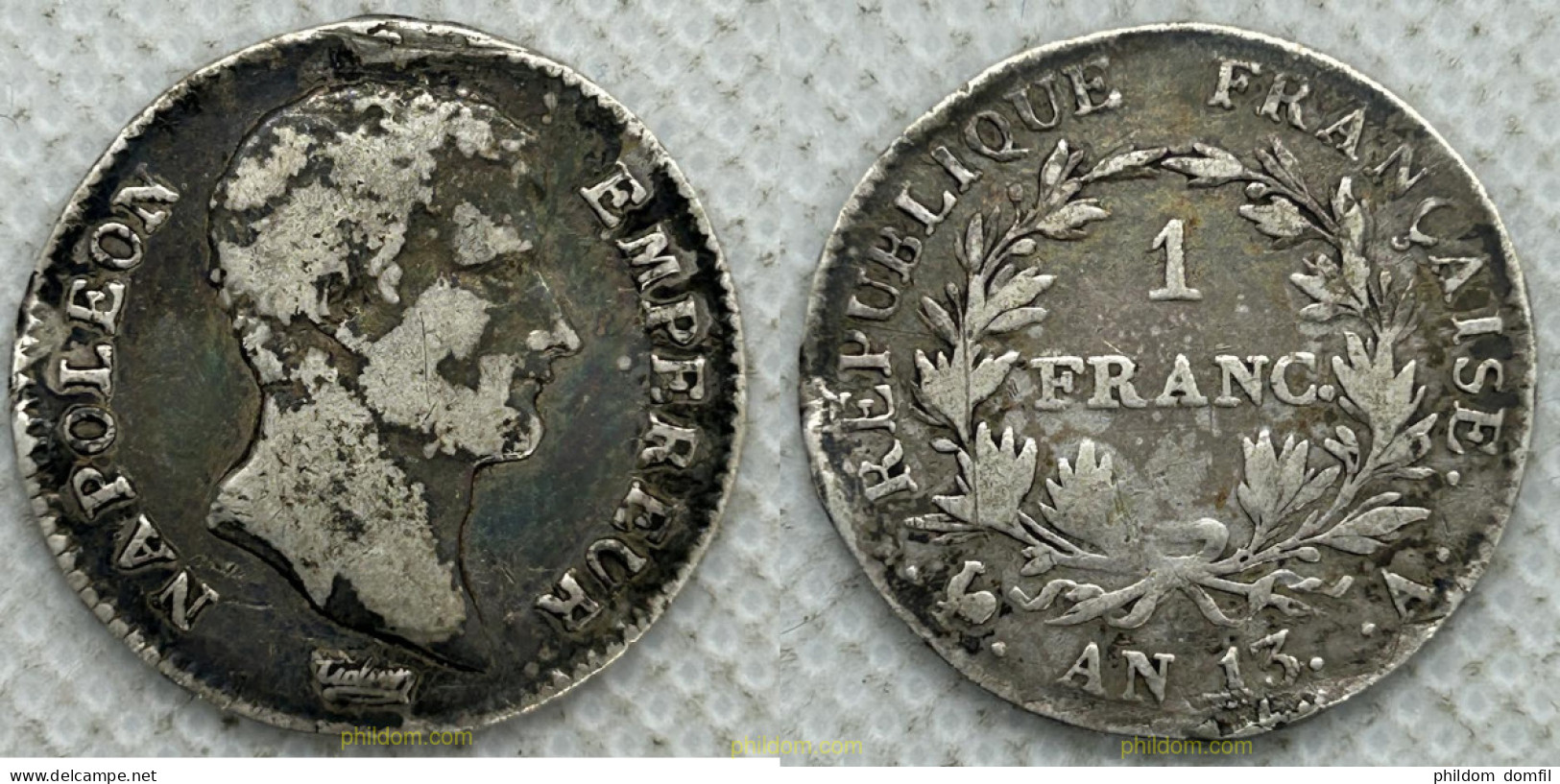 3699 FRANCIA 1804 FRANCE AN 13 A 1 FRANC - Otros & Sin Clasificación