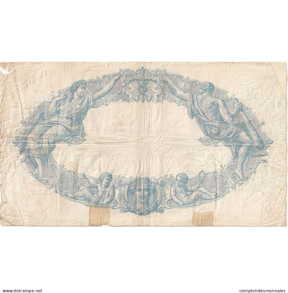 France, 500 Francs, Bleu Et Rose, 1923, Y.714, TB, Fayette:30.27, KM:66j - 500 F 1888-1940 ''Bleu Et Rose''