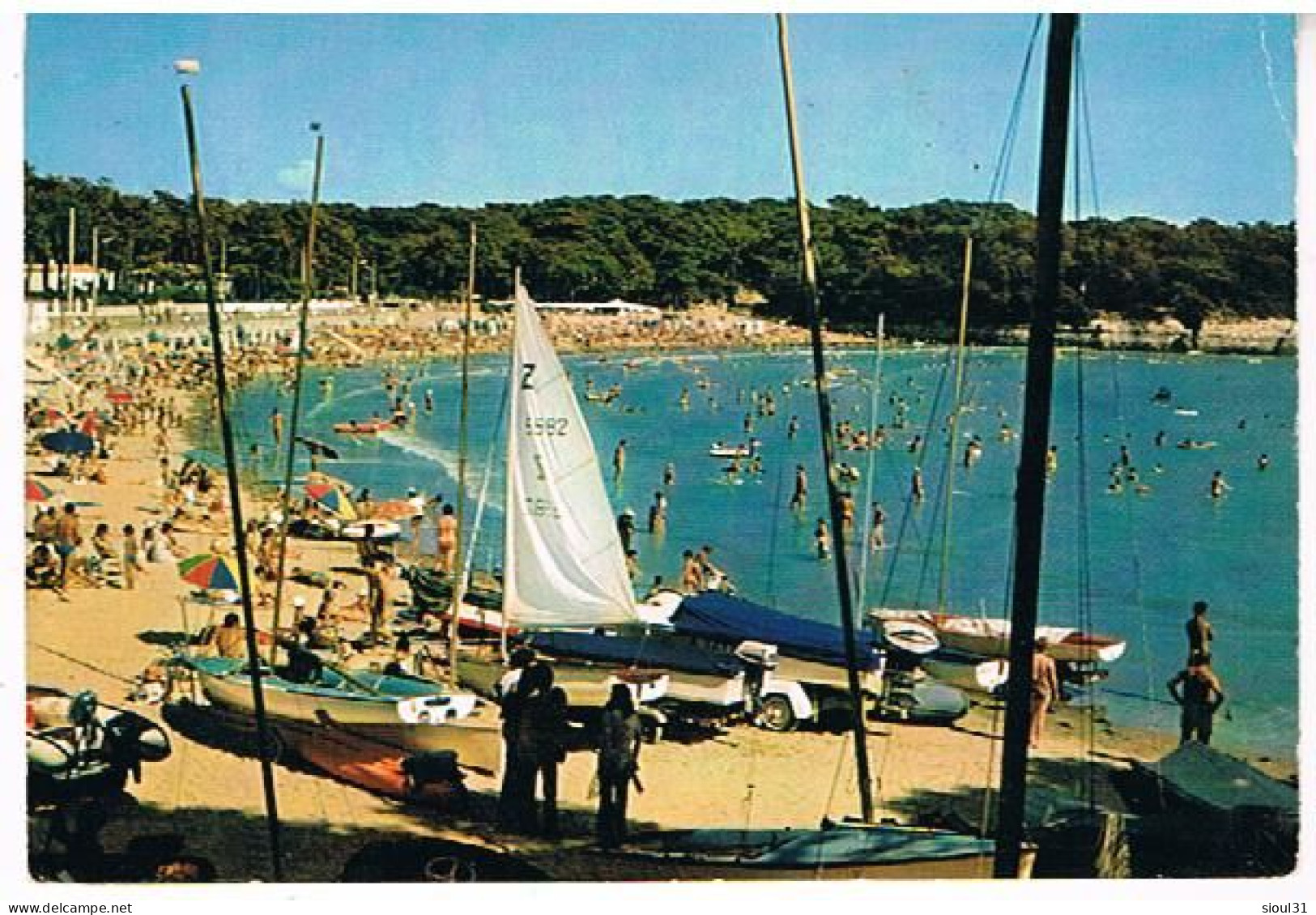 17 VAUX SER MER LA PLAGE DE NAUZAN  1974 - Vaux-sur-Mer