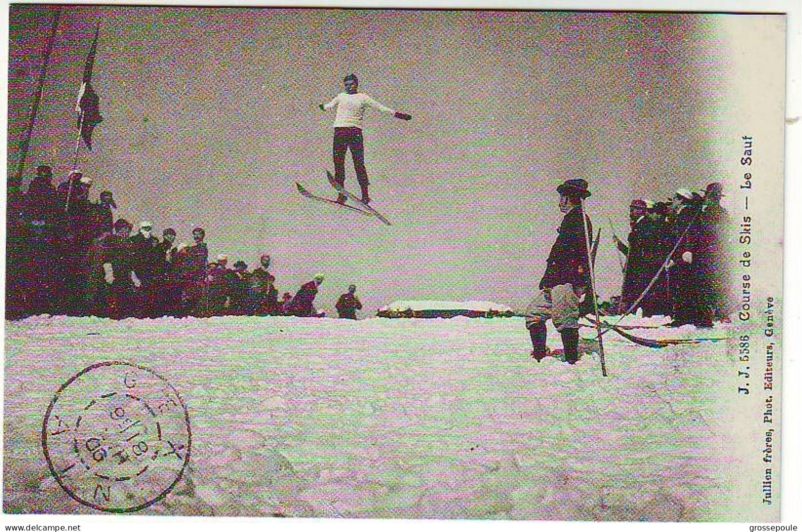 Copie De CPA - CPA 5586 - COURSE DE SKIS - LE SAUT - Sports D'hiver