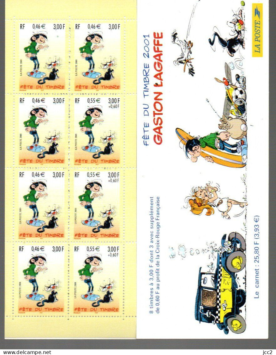 BC3370a -JOURNÉE DU TIMBRE 2001** Lagaffe - Tag Der Briefmarke