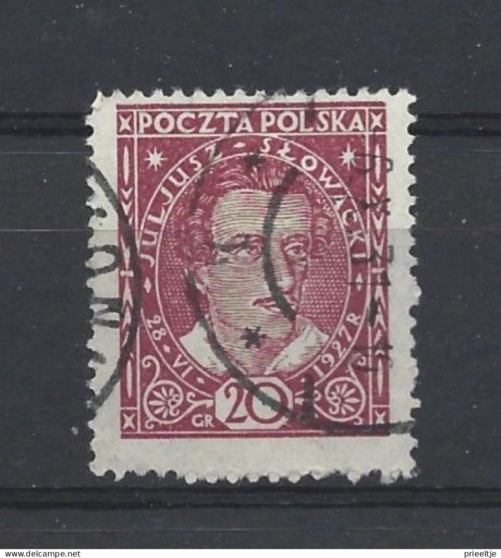 Poland 1927 J. Slowacki Y.T. 333 (0) - Used Stamps