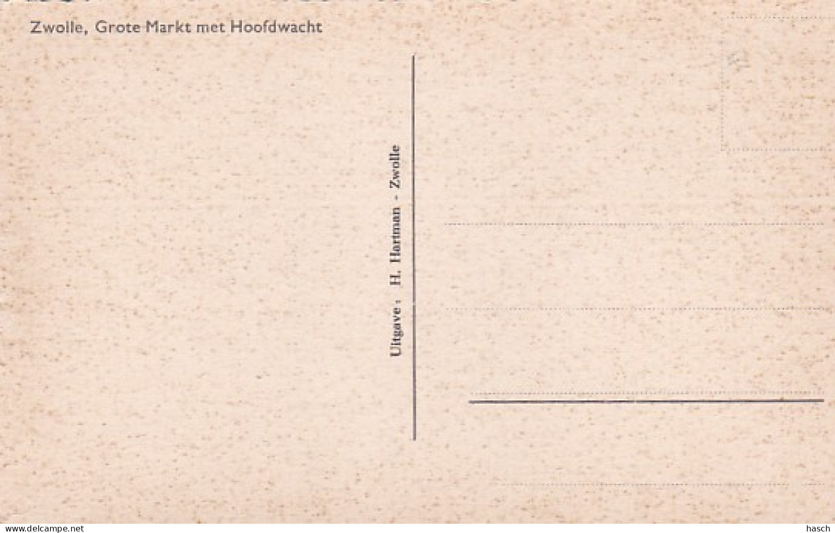 4850a165Zwolle, Grote Markt Met Hoofdwacht.  - Zwolle