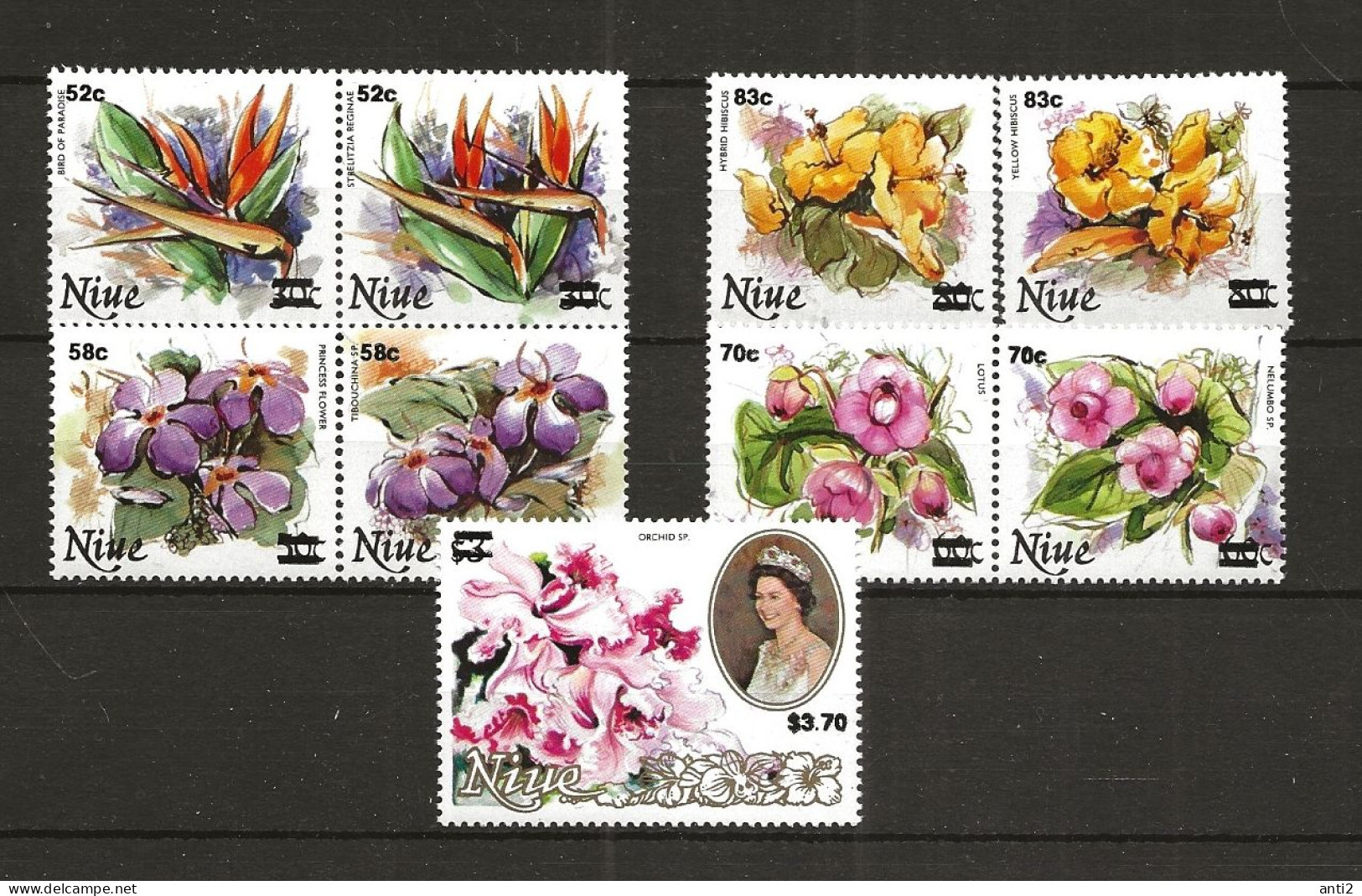 Niue 1981 Flowers.  MNH(**) - Niue