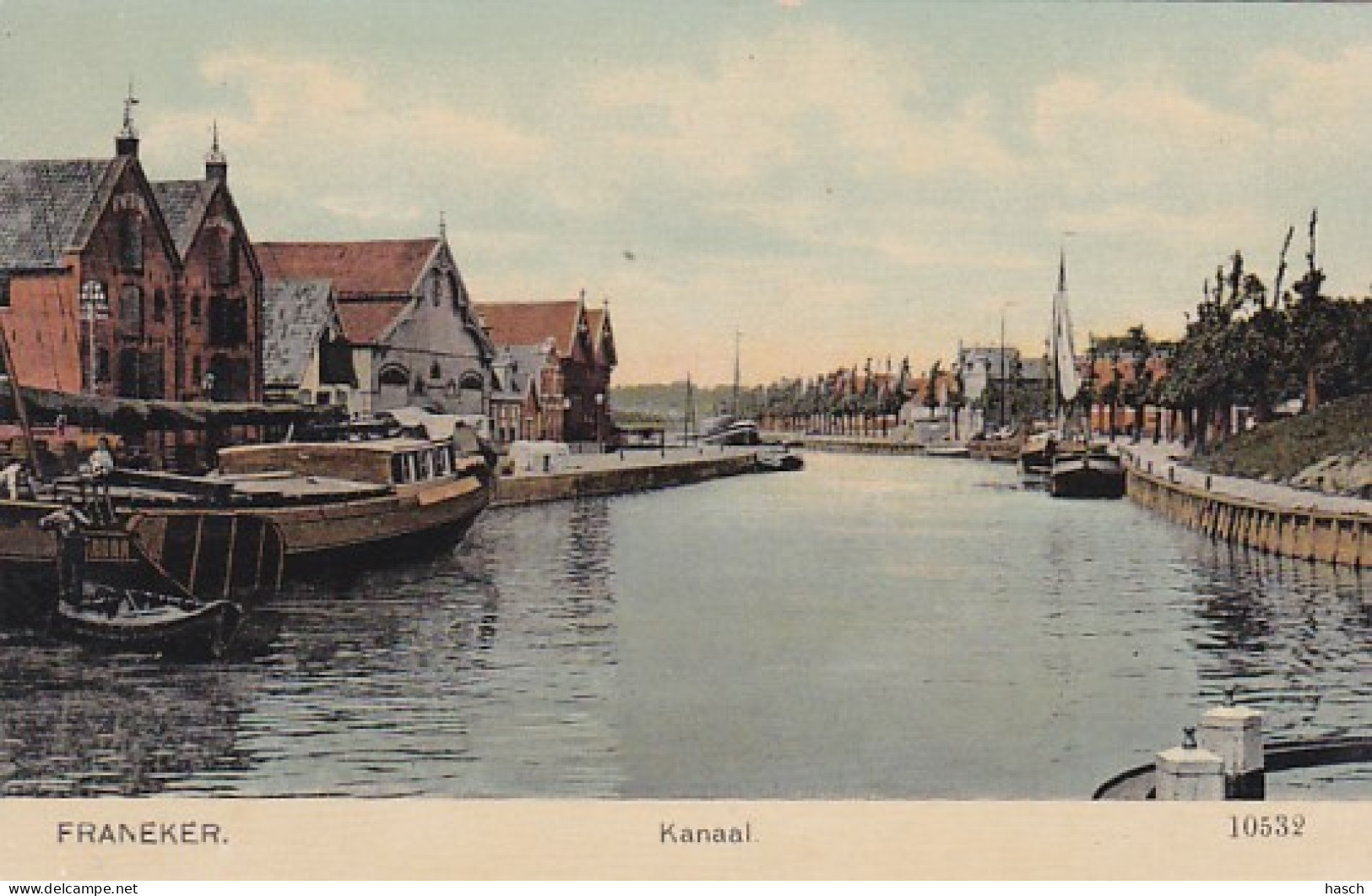 4850a207Franeker, Kanaal.  - Franeker