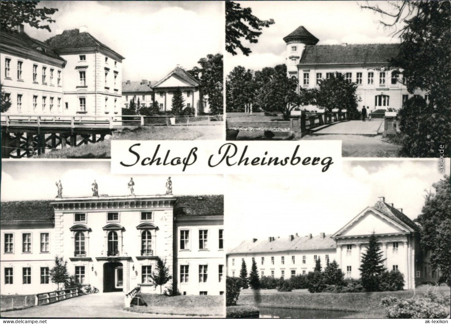 Ansichtskarte Rheinsberg Schloss 1970 - Rheinsberg