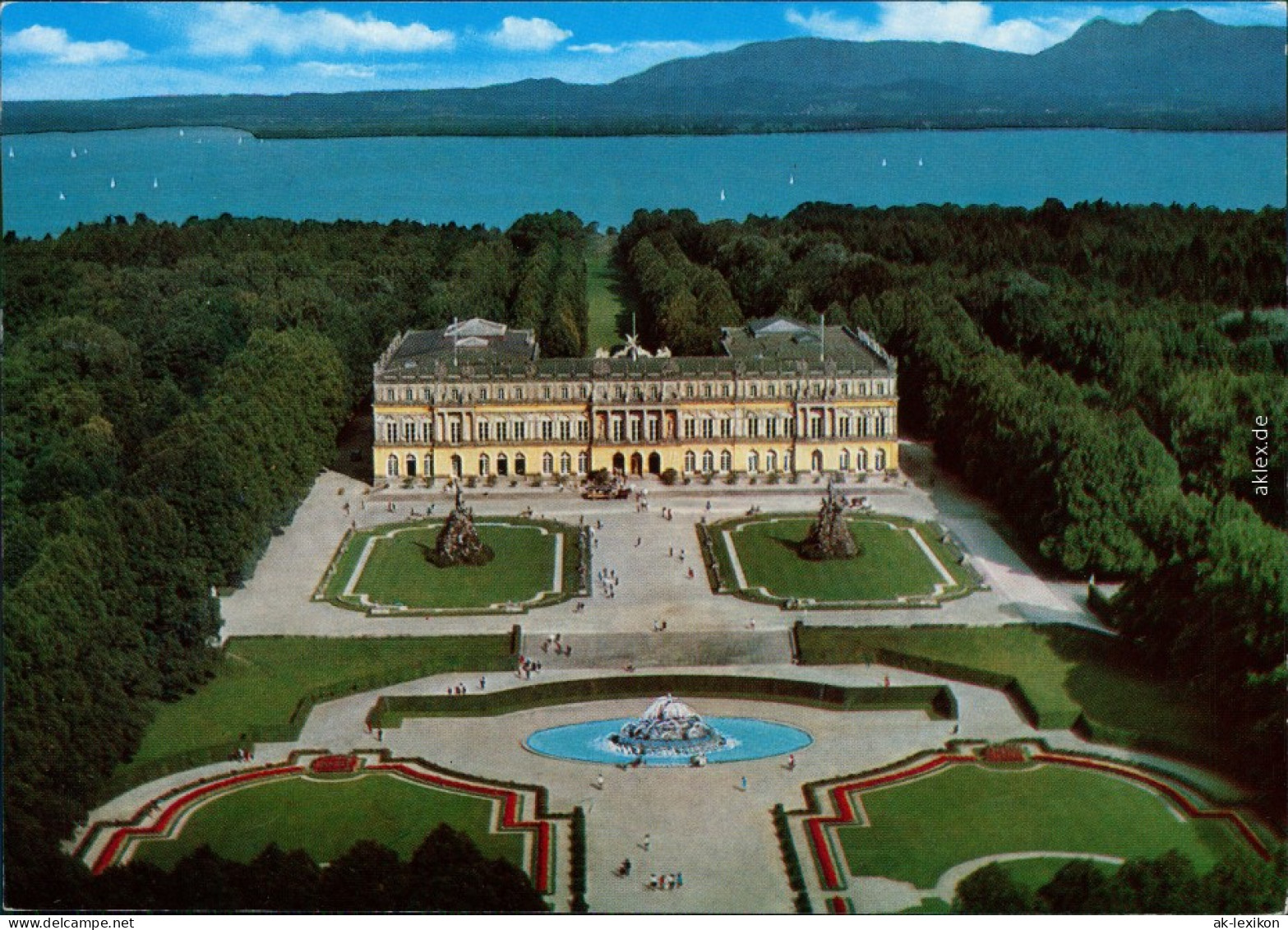 Ansichtskarte Chiemsee Herrenchiemsee / Herreninsel Mit Schloss 1994 - Chiemgauer Alpen