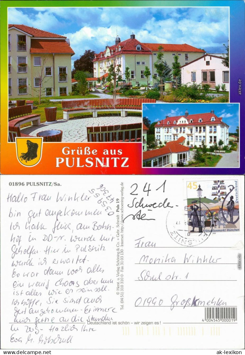 Ansichtskarte Pulsnitz Kuranlage 1995 - Pulsnitz