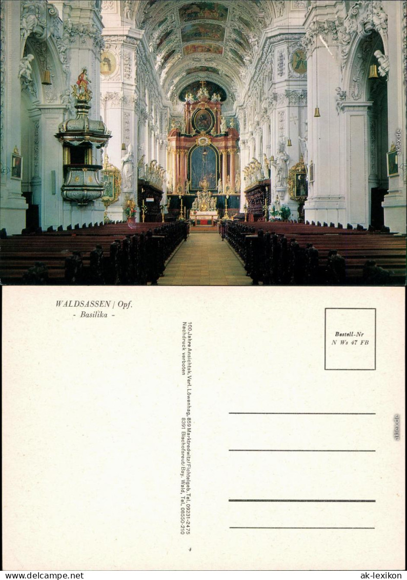 Ansichtskarte Waldsassen Basilika 1980 - Waldsassen