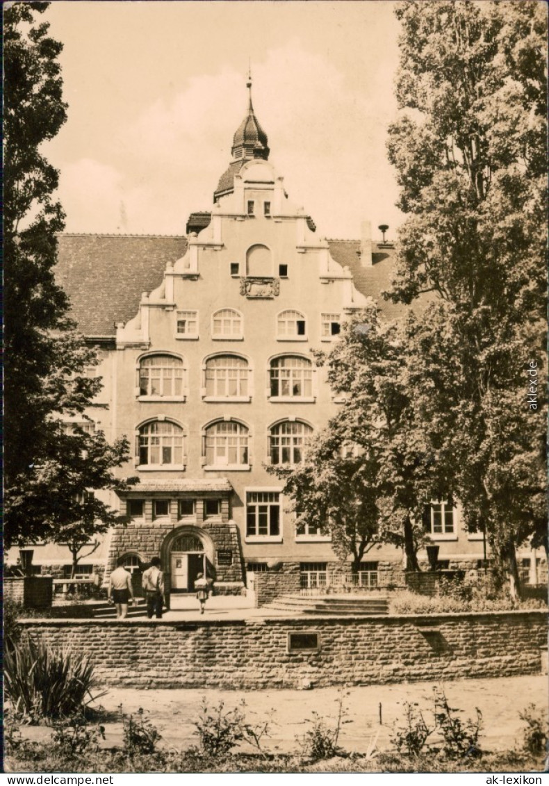 Ansichtskarte Gröba-Riesa Friedrich-Engels-Oberschule 1962 - Riesa