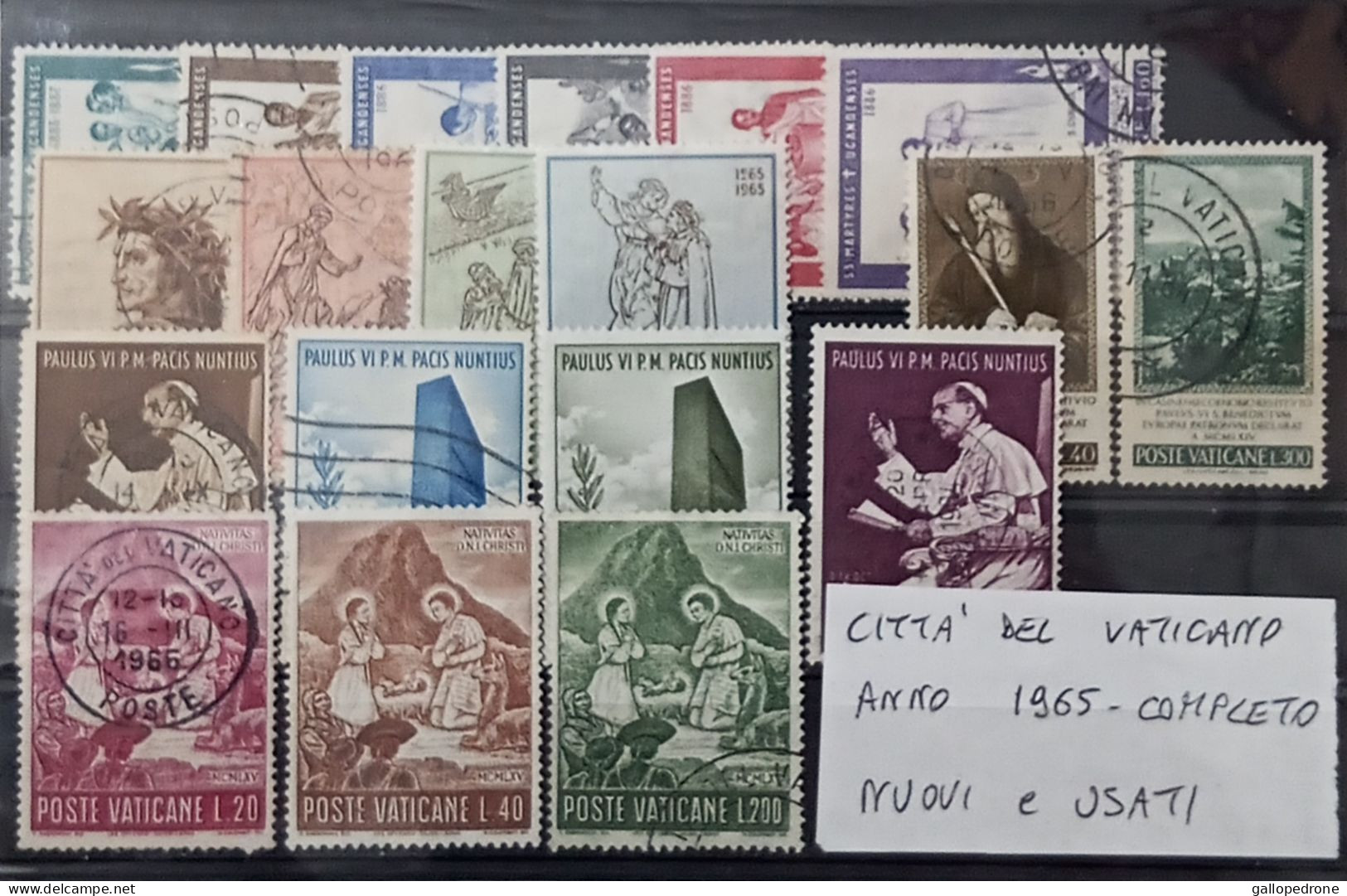 1965-1966 Vaticano, Annate Complete-nuovi E Usati 44 Valori+2 Espressi - Used Stamps