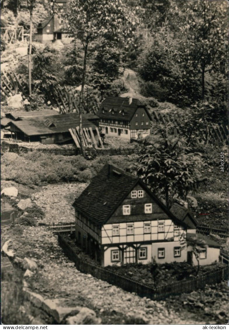 Ansichtskarte Oederan Miniaturpark Klein-Erzgebirge Xx 1975 - Oederan