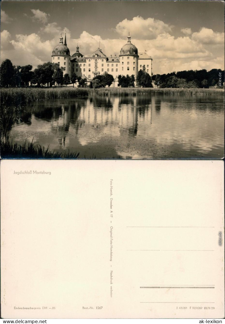 Ansichtskarte Moritzburg Kgl. Jagdschloss 1962 - Moritzburg