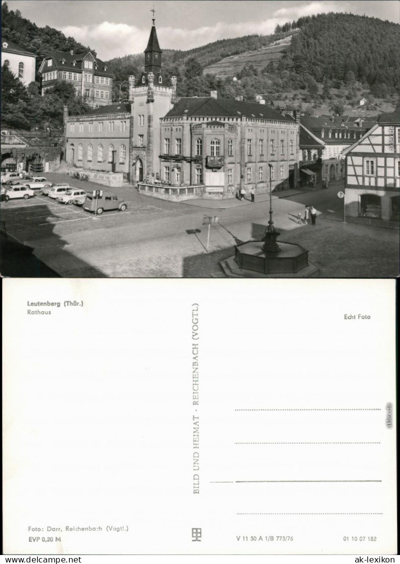 Ansichtskarte Leutenberg Rathaus 1976 - Leutenberg