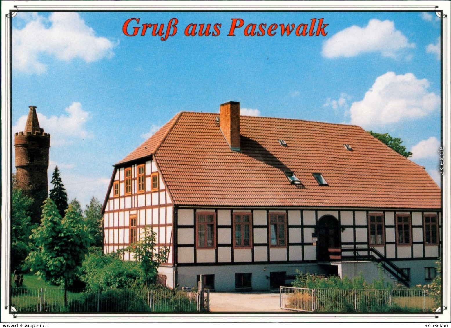 Ansichtskarte Pasewalk Bürgerhaus Und "Kiek In De Mark" 1995 - Pasewalk