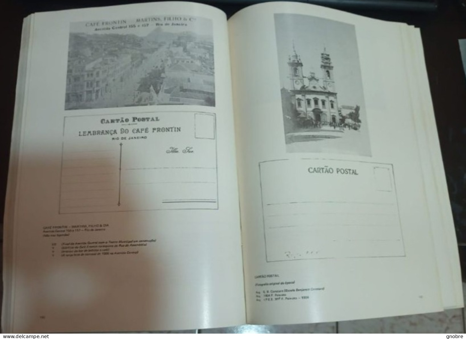 BRAZIL BOOK " O RIO DE ONTEM NO CARTÃO POSTAL 1900-1930 " POSTCARD HISTORY RIO DE JANEIRO - Revistas & Periódicos