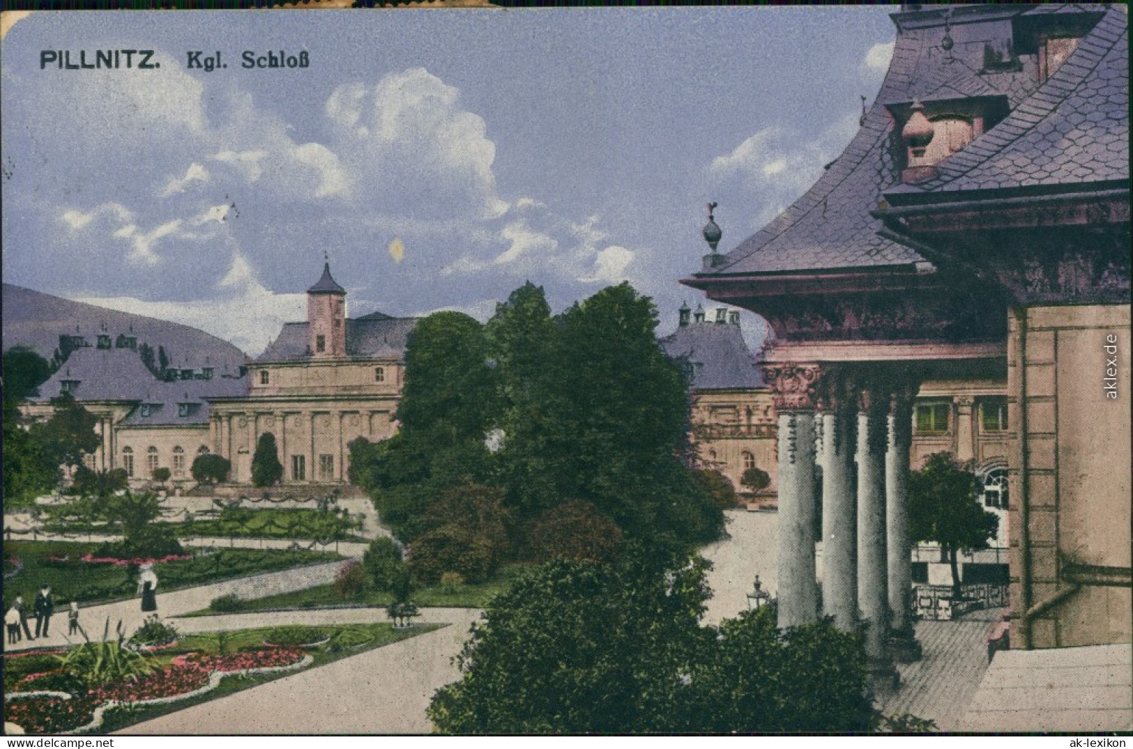 Ansichtskarte Pillnitz Schloss Pillnitz 1922 - Pillnitz