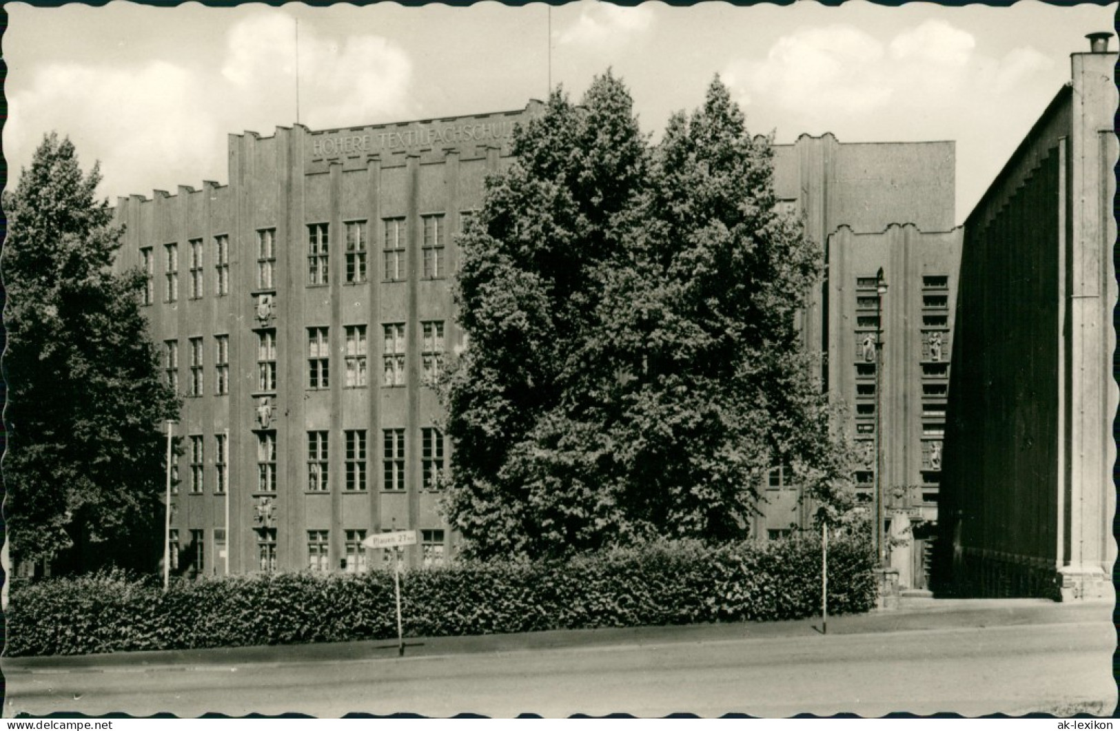 Ansichtskarte Reichenbach (Vogtland) Ingenieurschule Für Textiltechnik 1966 - Reichenbach I. Vogtl.