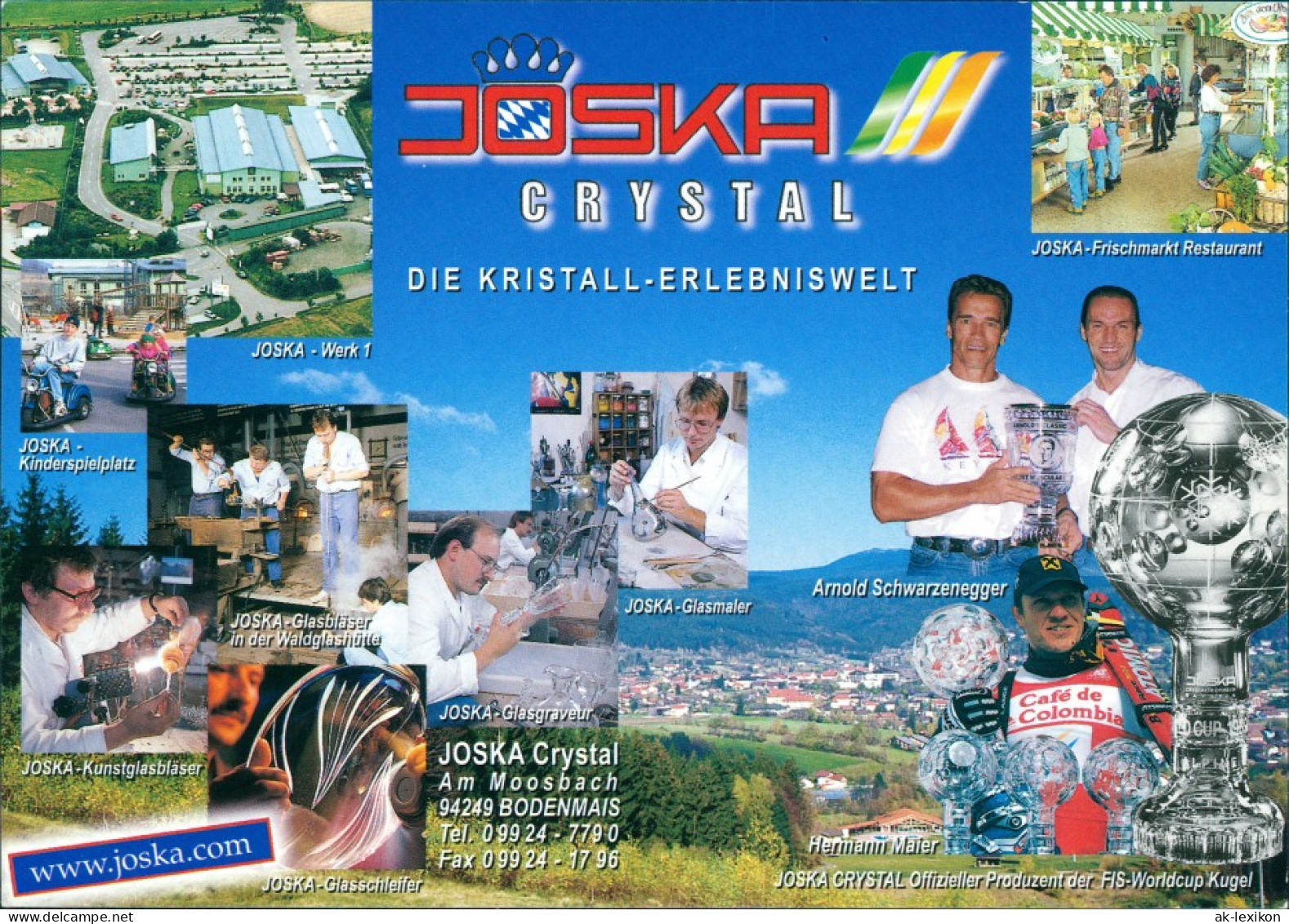 Ansichtskarte Bodenmais Joska Crystal - Kristal-Erlebniswelt 1988 - Bodenmais
