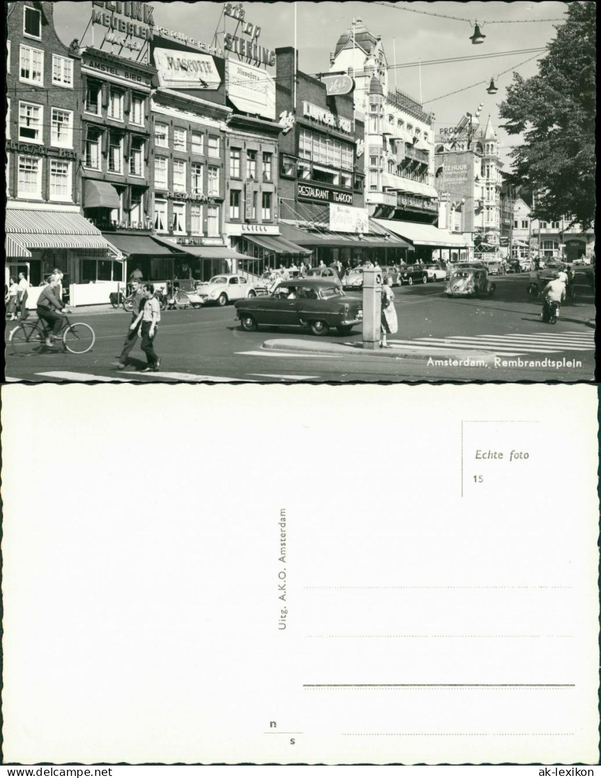 Postkaart Amsterdam Amsterdam Rembrandtsplein 1965 - Amsterdam