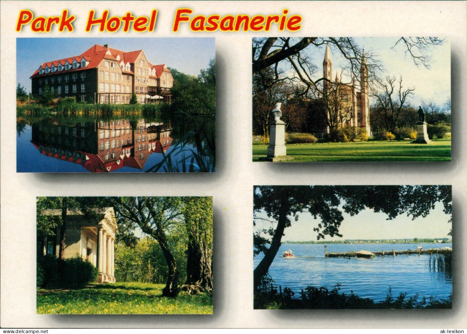 Ansichtskarte Neustrelitz Park Hotel Fasanerie 1995 - Neustrelitz