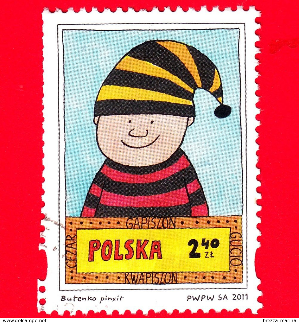 POLONIA - Usato - 2011 - Fumetti - Cartoon - Gapiszon - 2.40 Zl - Usati