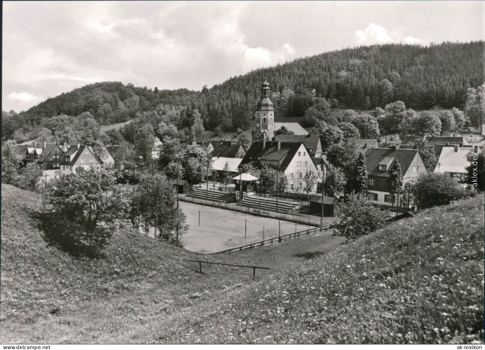 Ansichtskarte Geising-Altenberg (Erzgebirge) Blick Auf Die Stadt 1980 - Geising