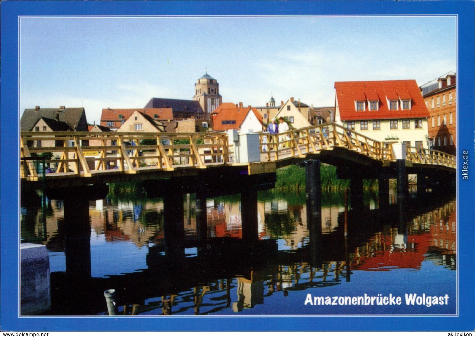 Ansichtskarte Wolgast Amazonenbrücke Am Museumshafen 2000 - Wolgast