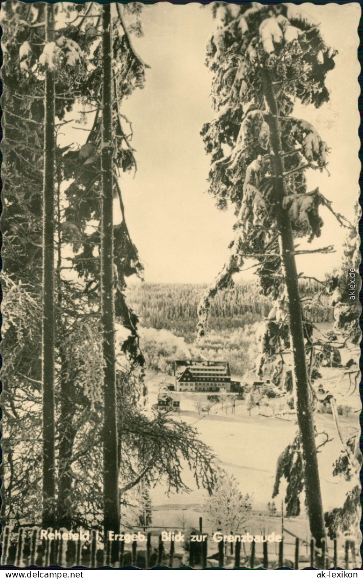 Ansichtskarte Rehefeld-Altenberg (Erzgebirge) Grenzbaude 1963 - Rehefeld