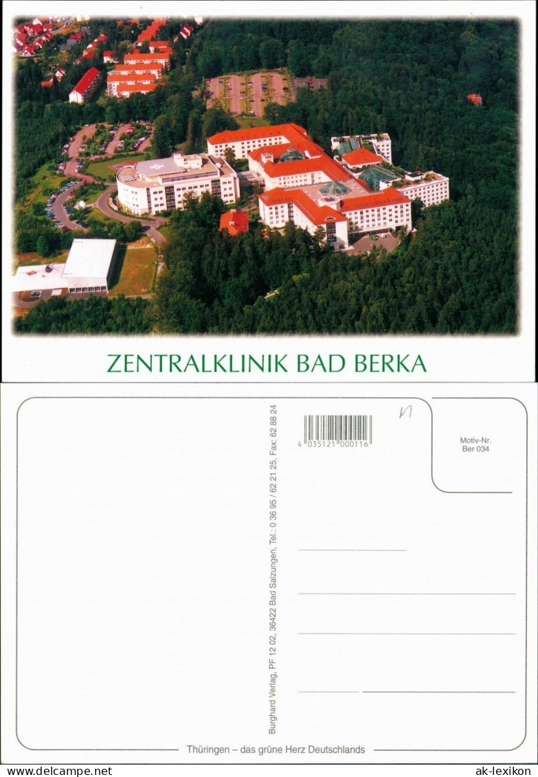 Bad Berka Zentralklinik Luftaufnahme Klinik Luftbild Überflugkarte 2005 - Bad Berka
