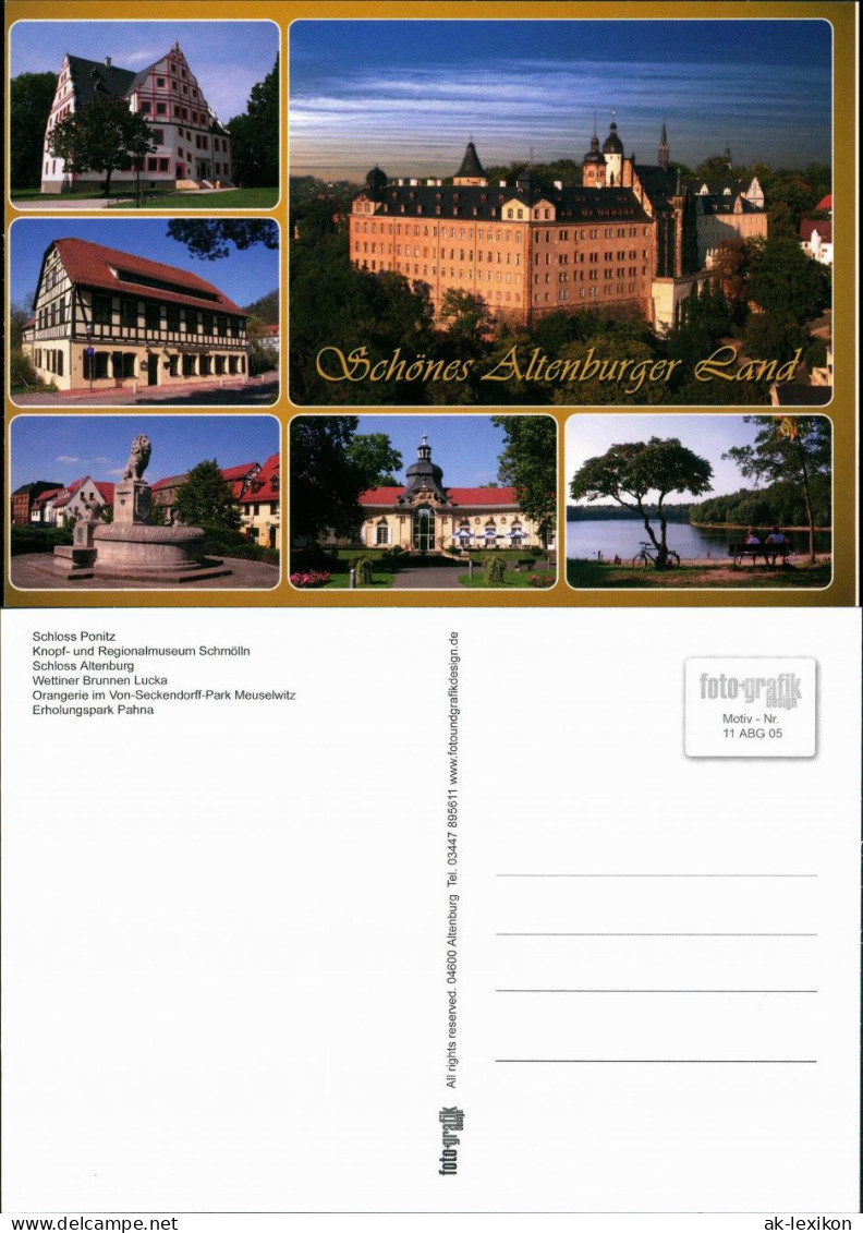 Ansichtskarte Altenburg Mehrbild-AK "Schönes Altenburger Land" 2005 - Altenburg