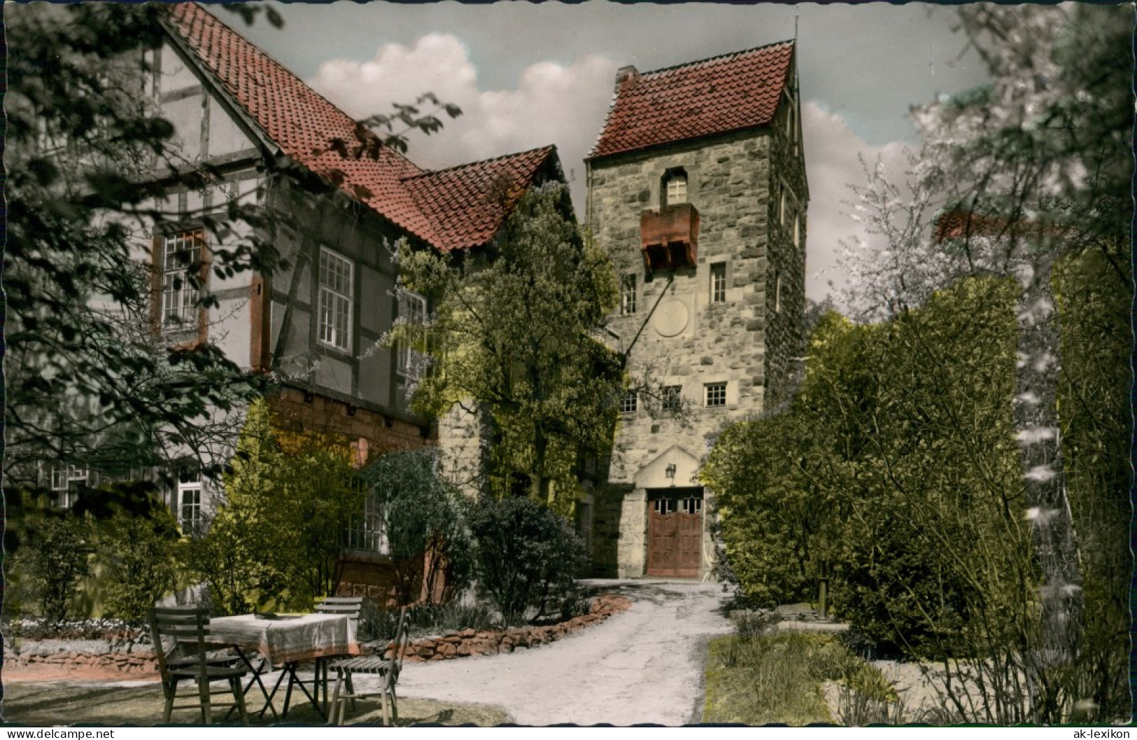 Ansichtskarte Fischbeck-Hessisch Oldendorf Waldhof Weißes Haus 1965 - Hessisch-Oldendorf